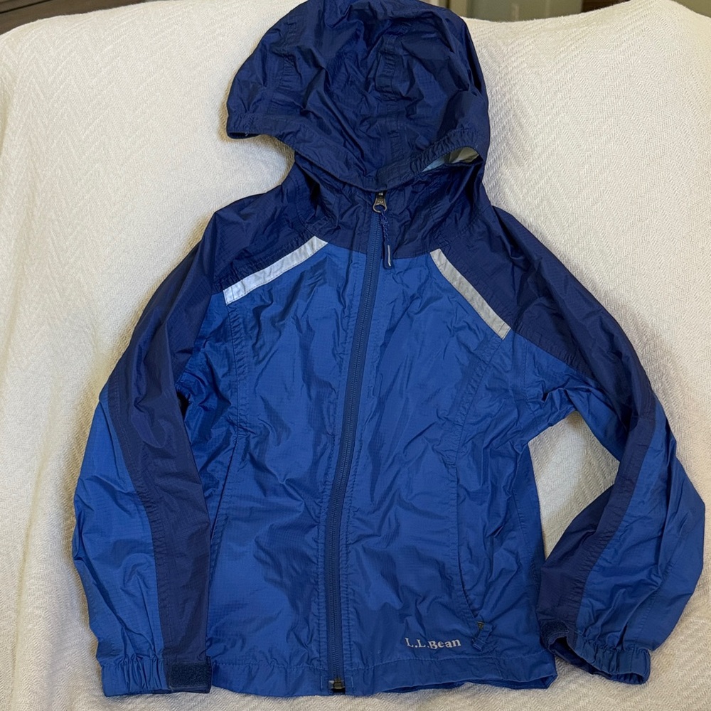 L.L. Bean Kids Raincoat in Navy Blue